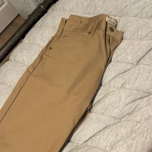 MENS PATAGONIA WORK PANTS - TAN- SIZE 34